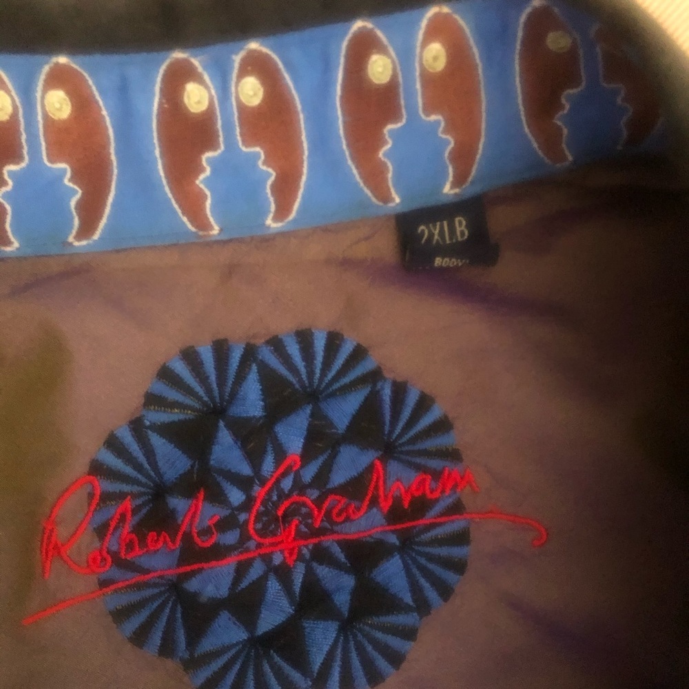 Robert Graham long sleeve 2xLB like new